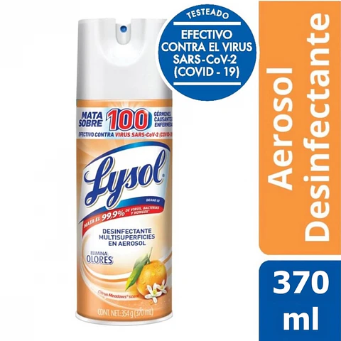 Desodorante y desinfectante ambiental - citrus meadows 370 ML -LYSOL