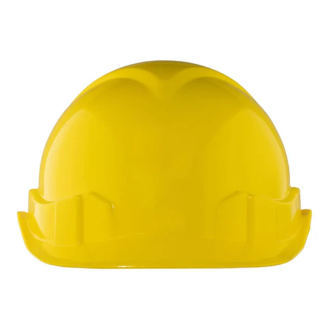 Casco de seguridad hdpe con ventilación y ratchet AMARILLO -GGH