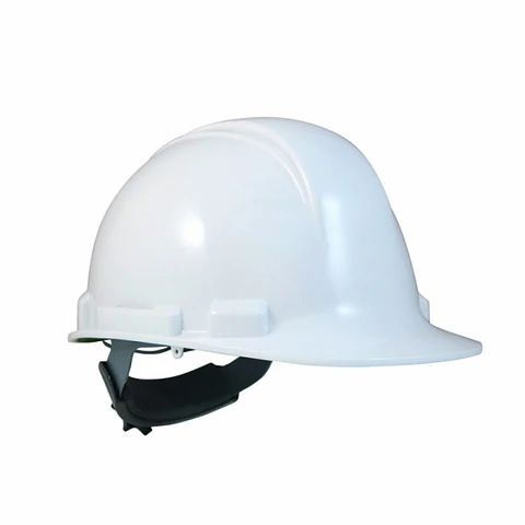 Casco de seguridad hdpe con ventilación y ratchet BLANCO -GGH