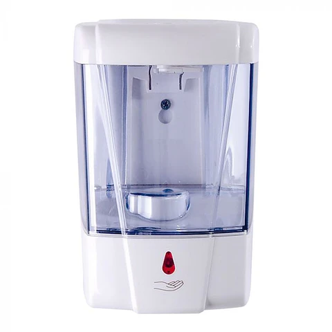 Dispensador jabón granel con sensor automático 700ml PLÁSTICO / BLANCO -GENÉRICO
