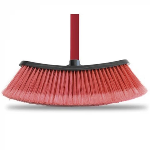 Escobillón interior fibra suave pro con mango ROJO -VIRUTEX PRO