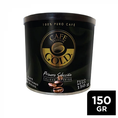 Café instantáneo primera selección tarro 150 GR -GOLD