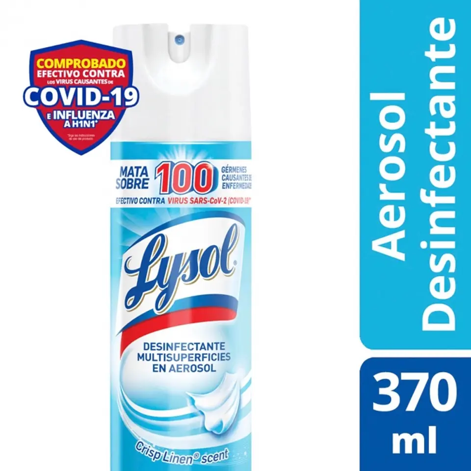 Desodorante y desinfectante ambiental - crisp linen 370 ML -LYSOL 1