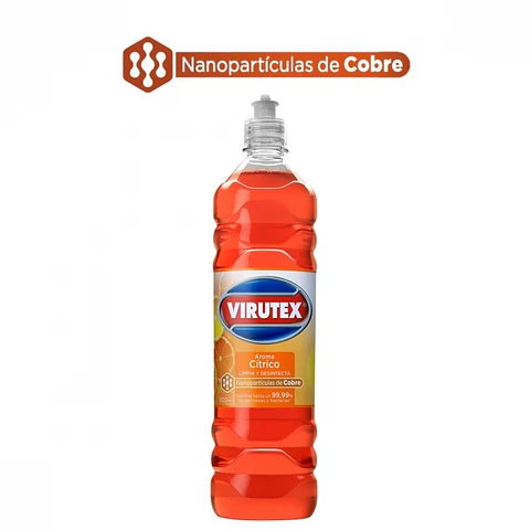 Limpiador desinfectante multiuso de superficies - cítrico 900 ML -VIRUTEX