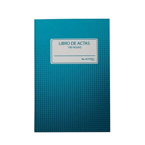 Libro de Actas 100 H tapa dura LAVORO