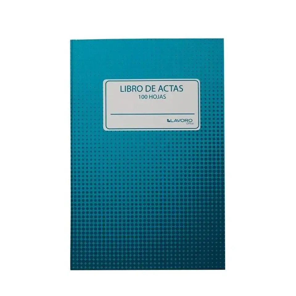 Libro de Actas 100 H tapa dura LAVORO 1