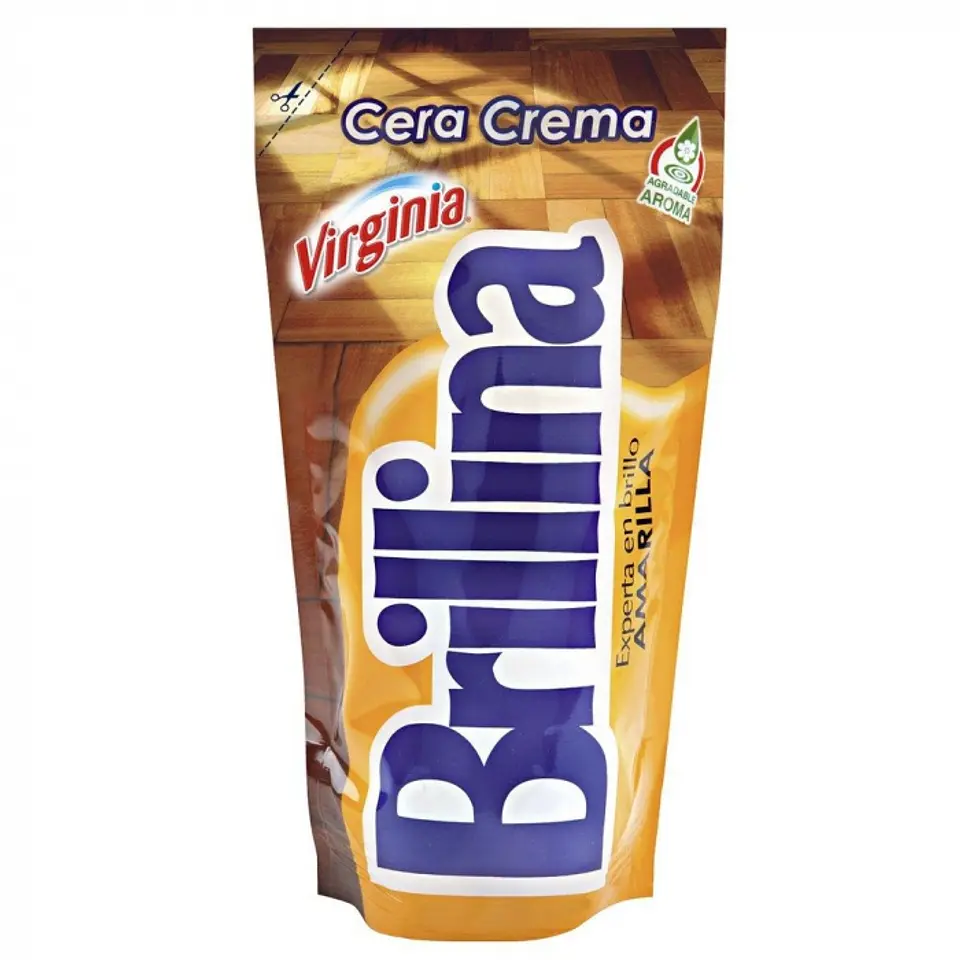Cera crema amarilla 360 ML -BRILLINA 1