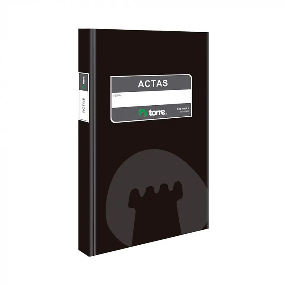 Libro de acta tapa dura 200 HJS -TORRE 1