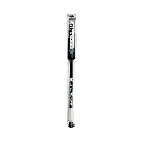 Lápiz gel 0,7 mm NEGRO -TORRE