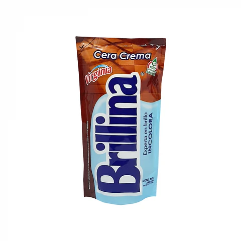 Cera crema incolora 360 ML -BRILLINA