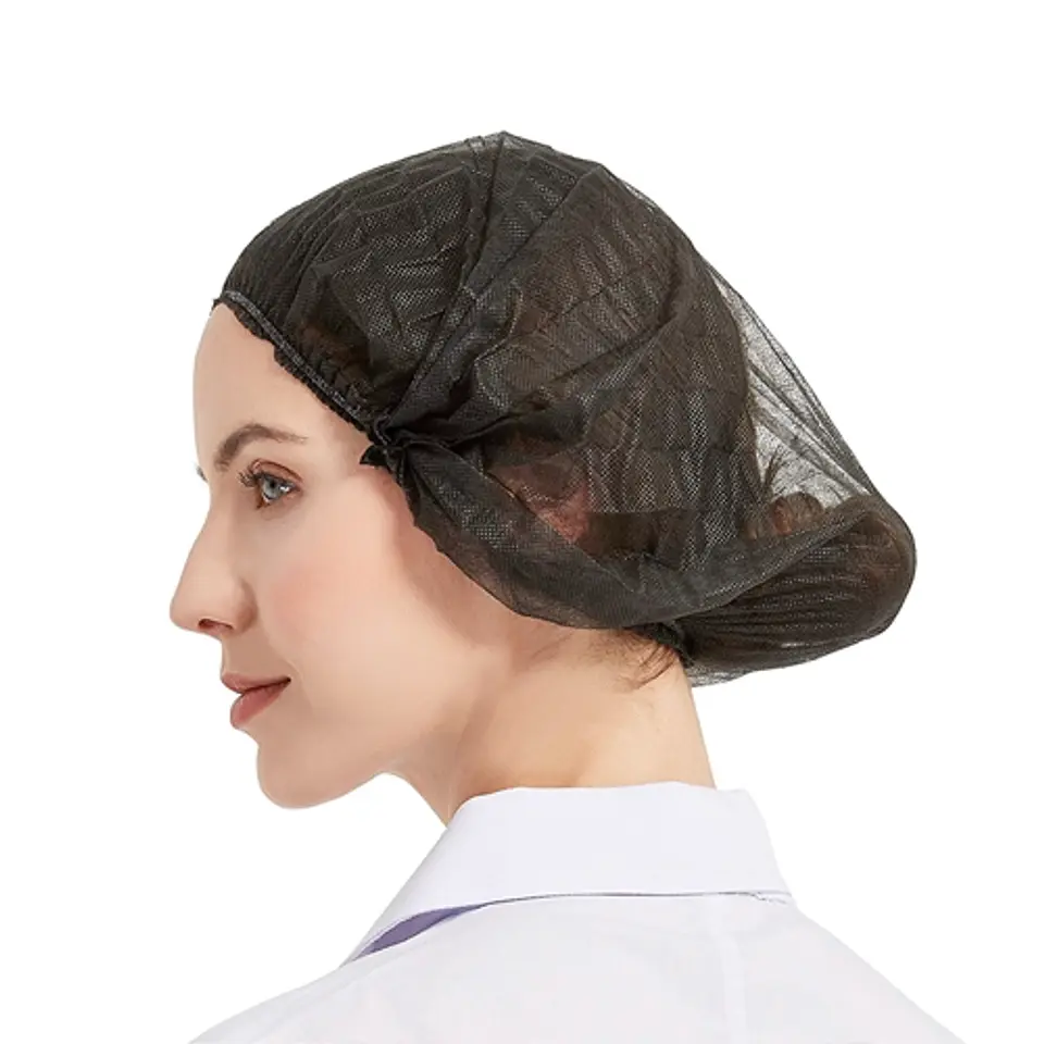 Gorro clip negro 100 UND -CLEANCARRIER 1