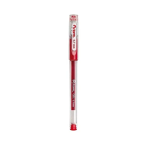 Lápiz gel 0,7 mm ROJO -TORRE