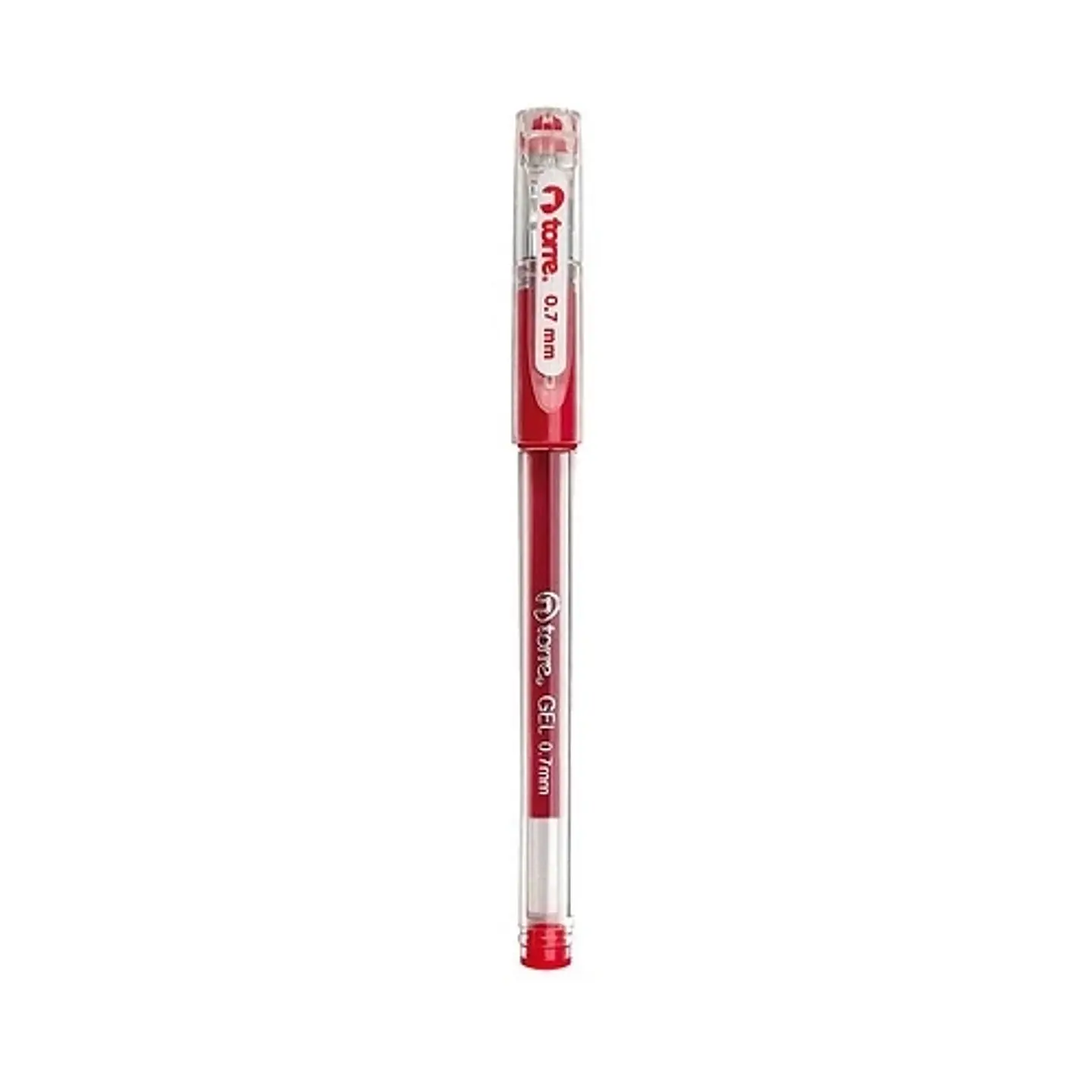 Lápiz gel 0,7 mm ROJO -TORRE 1