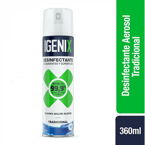 Desodorante y desinfectante ambiental - tradicional 360 ML -IGENIX