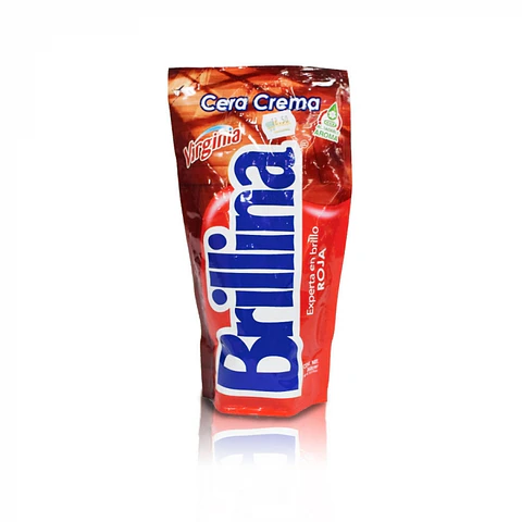 Cera crema roja 360 ML -BRILLINA