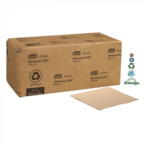 Servilleta dispensador h/s universal xpress nap natural 500 HJS x 12 PQTES -TORK