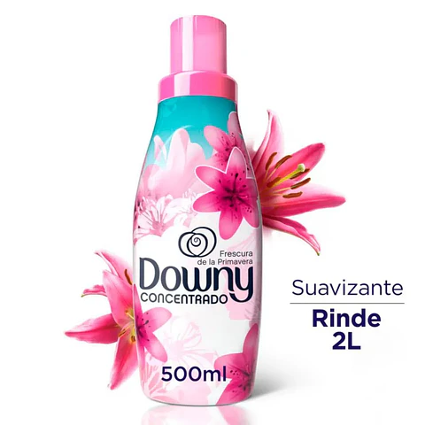 Suavizante de ropa concentrado frescura de la primavera 500 ML -DOWNY