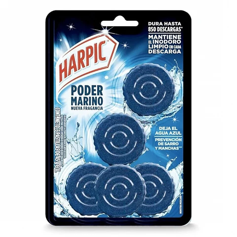 Pastilla estanque wc 5 UND -HARPIC