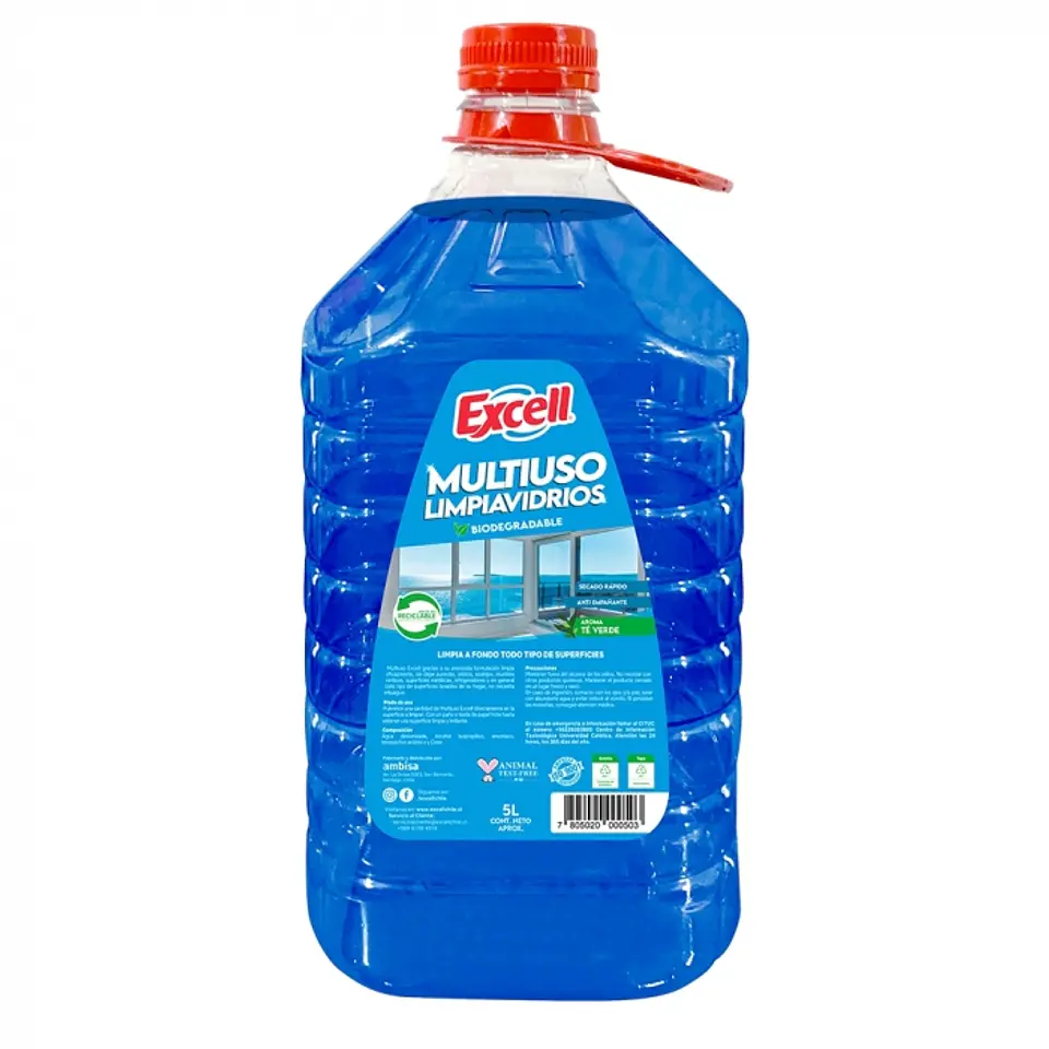 Limpiavidrios multiuso 5 LT -EXCELL 1