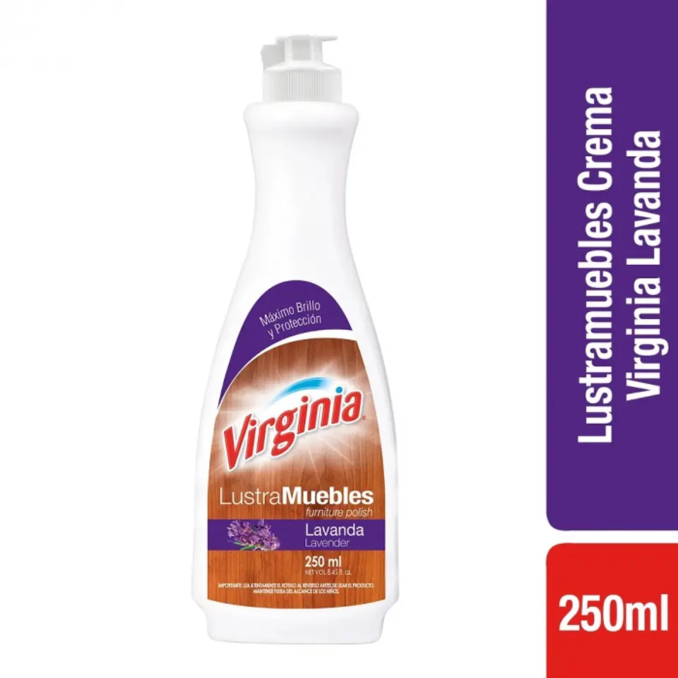 Lustramuebles Crema - lavanda 250 ML -VIRGINIA 1