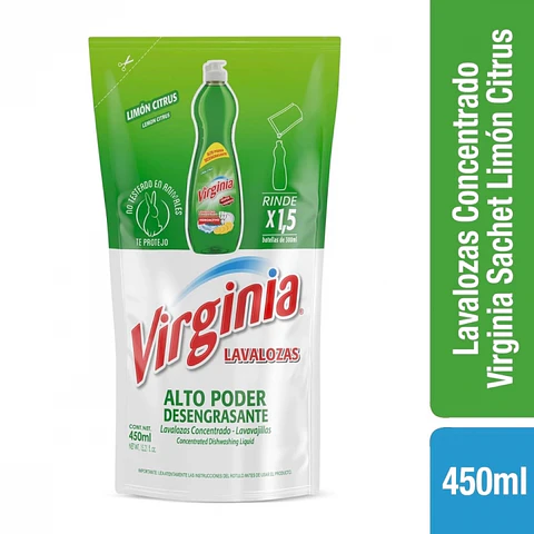 Lavaloza desengrasante recarga doypack 450 ML -VIRGINIA