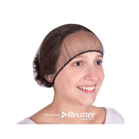 Gorro redecilla negra 100 UND -CLEANCARRIER