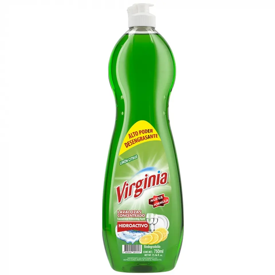 Lavaloza desengrasante 750 ML -VIRGINIA 1