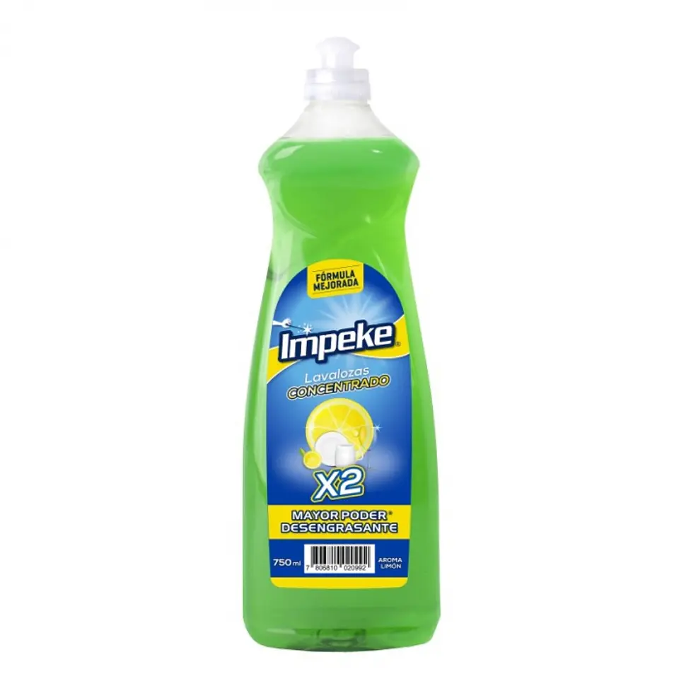 Lavaloza desengrasante concentrado limón 750 ML -IMPEKE 1