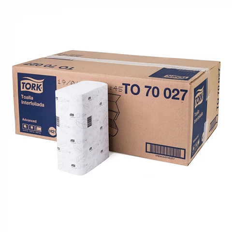 Toalla de papel interfoliada h/d advanced 200 HJS x 16 PQTES -TORK