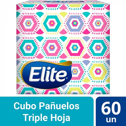 FACIAL H/T EXTRA BLANCO EXTRA SUAVE 21 x 21 CM 60 HJS x 1 PQTES -ELITE