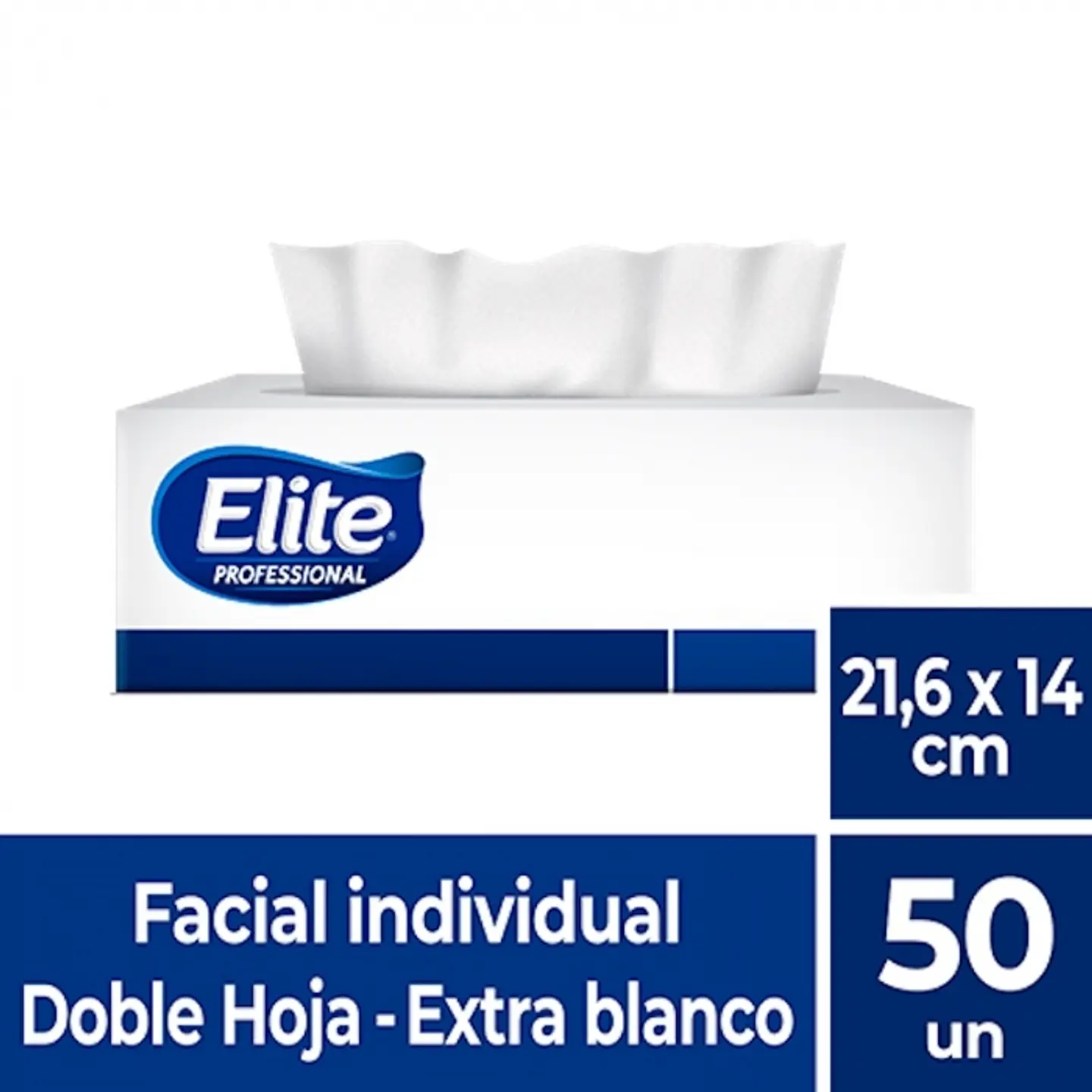 Facial h/d ext. BLANCO EXCELLENCE 21,6 x 14 CM 50 HJS x 1 PQTES -ELITE 1
