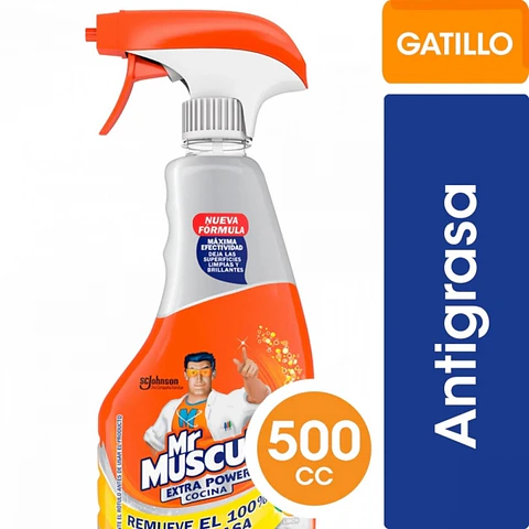 Mr Musculo Antigrasa Cocina Gatillo, 500 ml