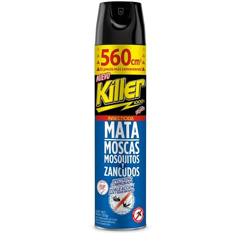 Insecticida - moscas y zancudos 560 ML -KILLER