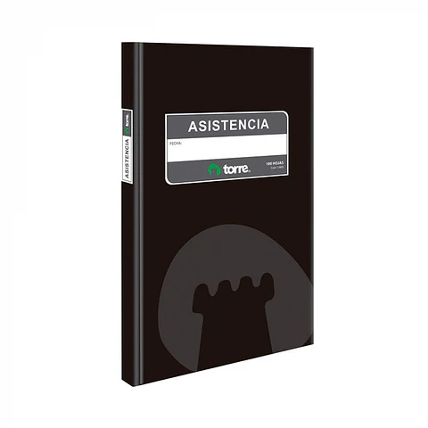 Libro de asistencia tapa dura 100 HJS -TORRE