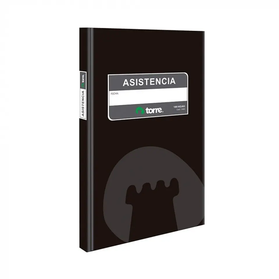 Libro de asistencia tapa dura 100 HJS -TORRE 1
