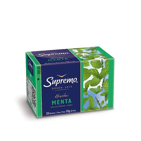 Té hierbas menta 20 BOLSAS -SUPREMO