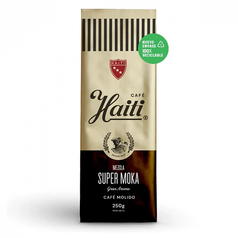 Café molido super moka 250 GR -HAITI