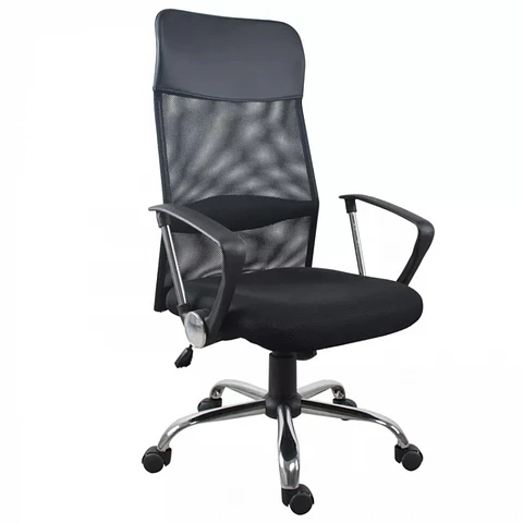 Silla ejecutiva negra TURÍN -XTECH