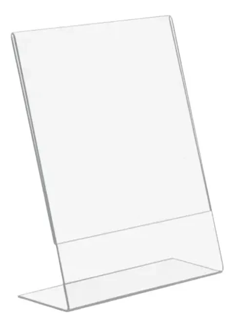 Porta Menú, Folleto O Flayer 1/2 Carta acrilico