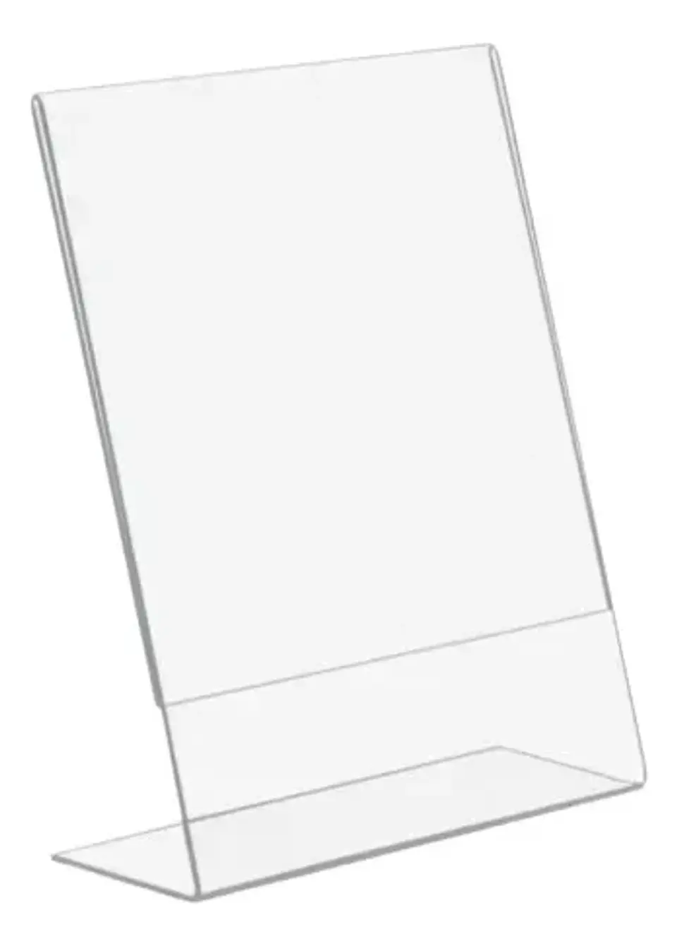 Porta Menú, Folleto O Flayer 1/2 Carta acrilico 1