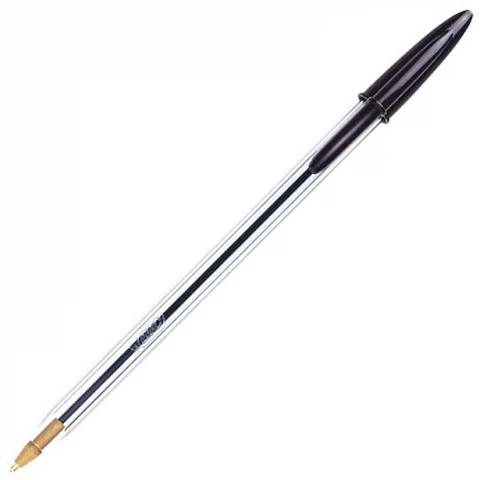 Lápiz pasta punta media cristal NEGRO -BIC