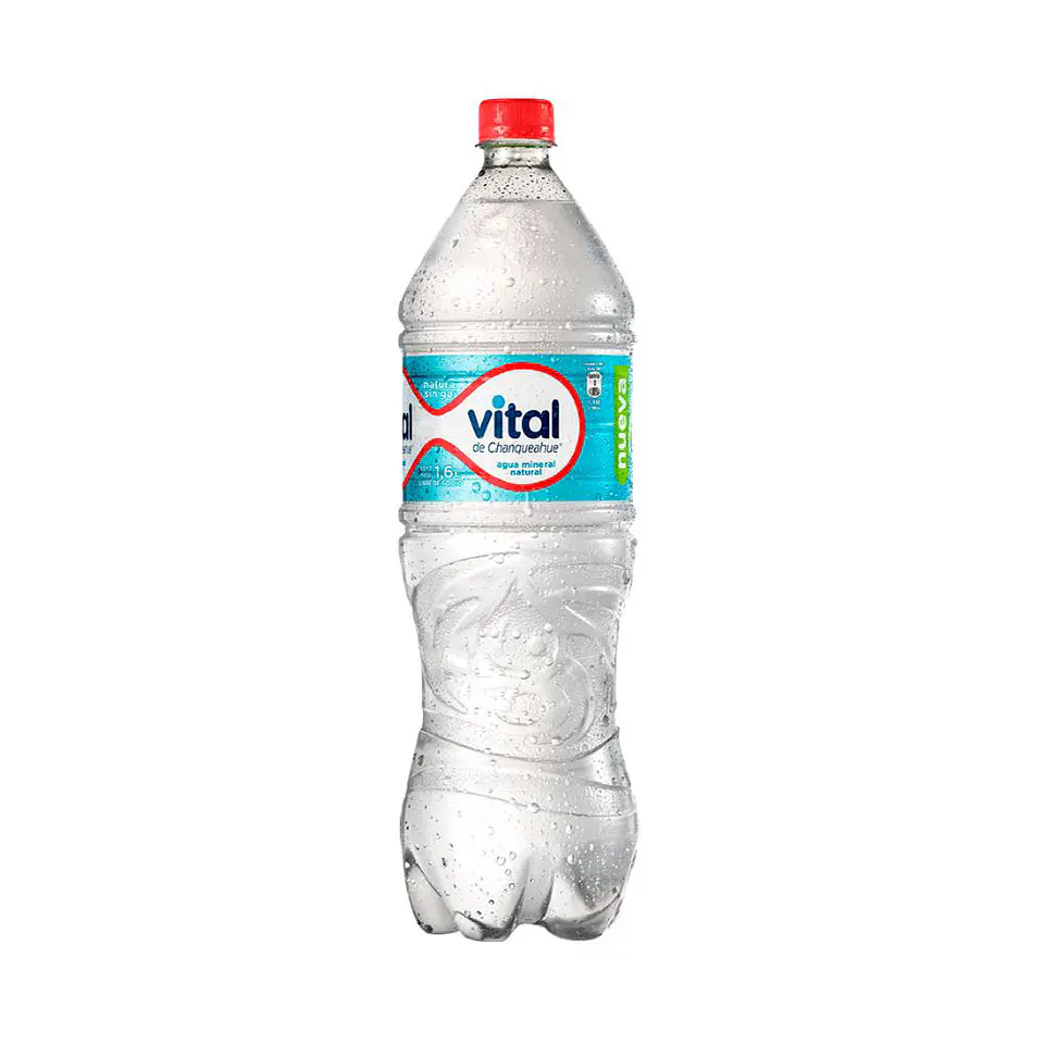 Agua mineral sin gas 1,6 LT -VITAL 1
