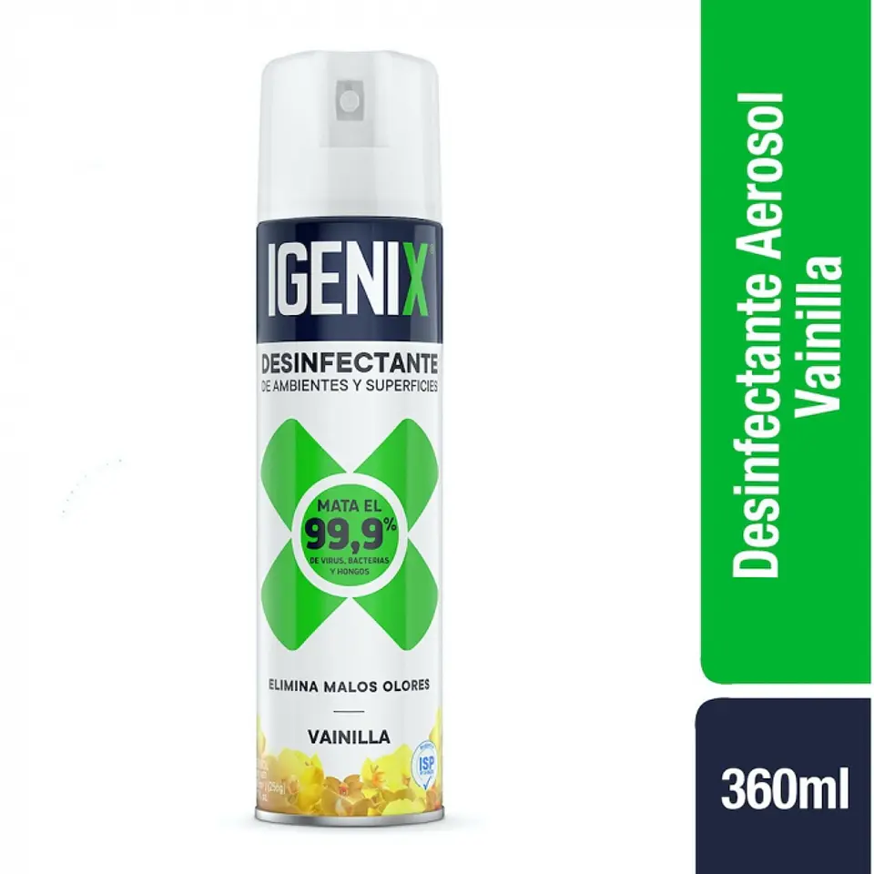 Desodorante y desinfectante ambiental - vainilla 360 ML -IGENIX 1