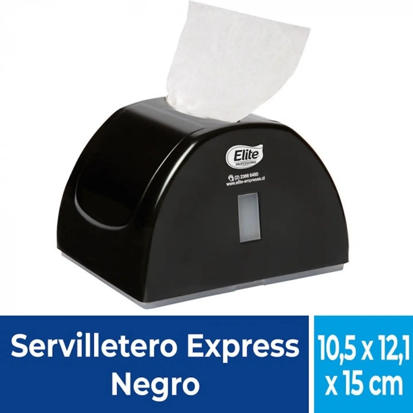 Dispensador servilleta express PLÁSTICO / NEGRO -ELITE 1