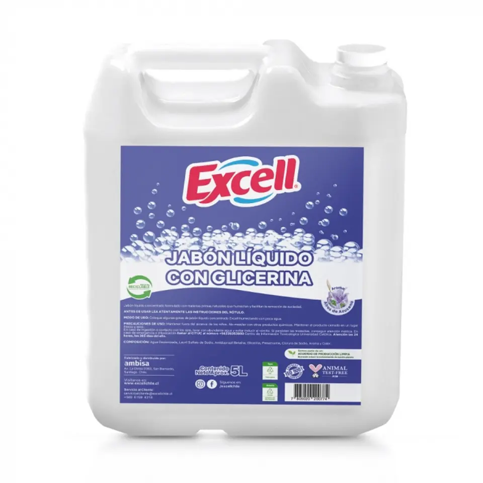 Jabón líquido - aires de azucena 5 LT -EXCELL 1