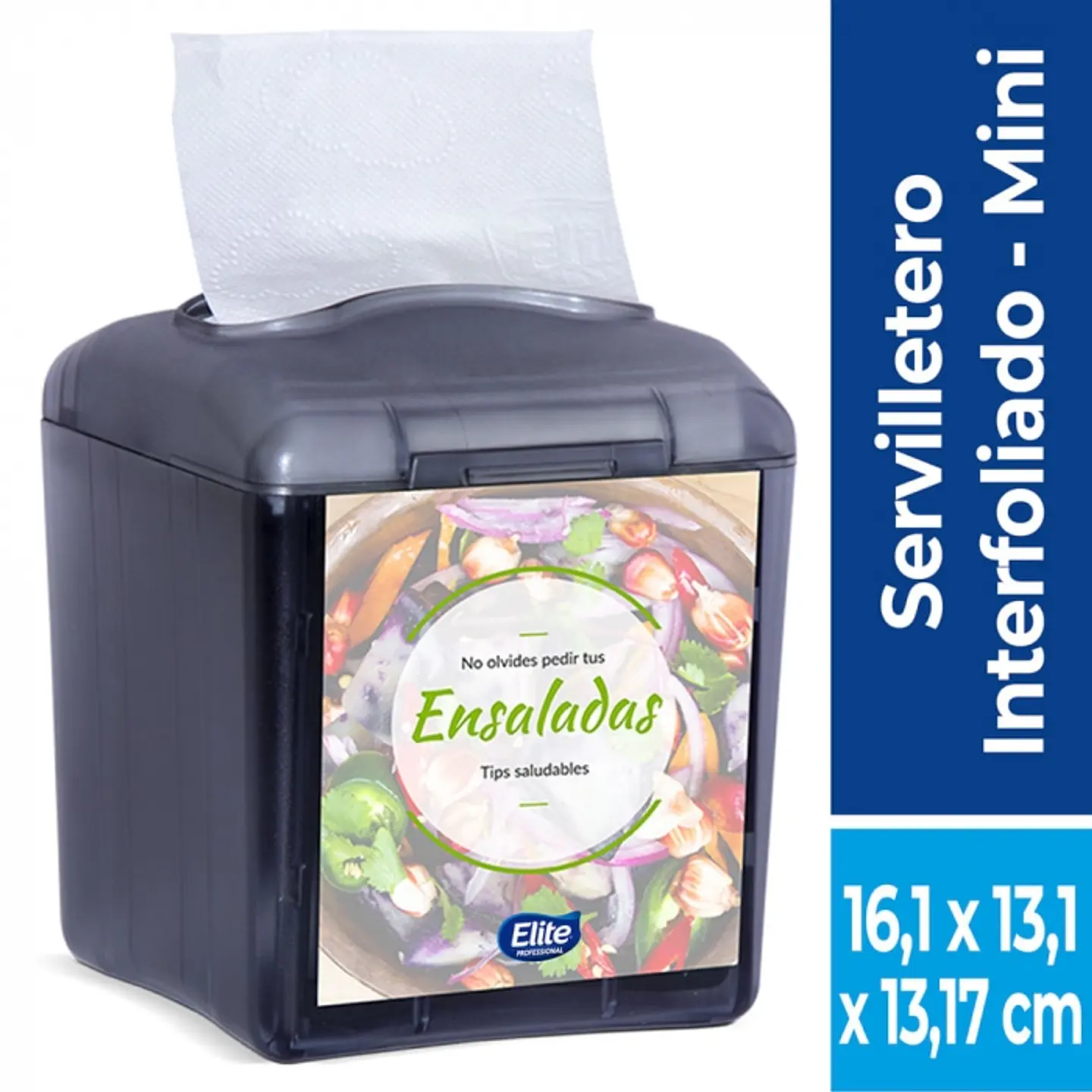 Dispensador servilleta interfoliada mini PLÁSTICO -ELITE 1