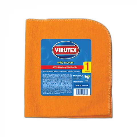 Paño sacudir naranjo 40 x 35 CM -VIRUTEX PRO