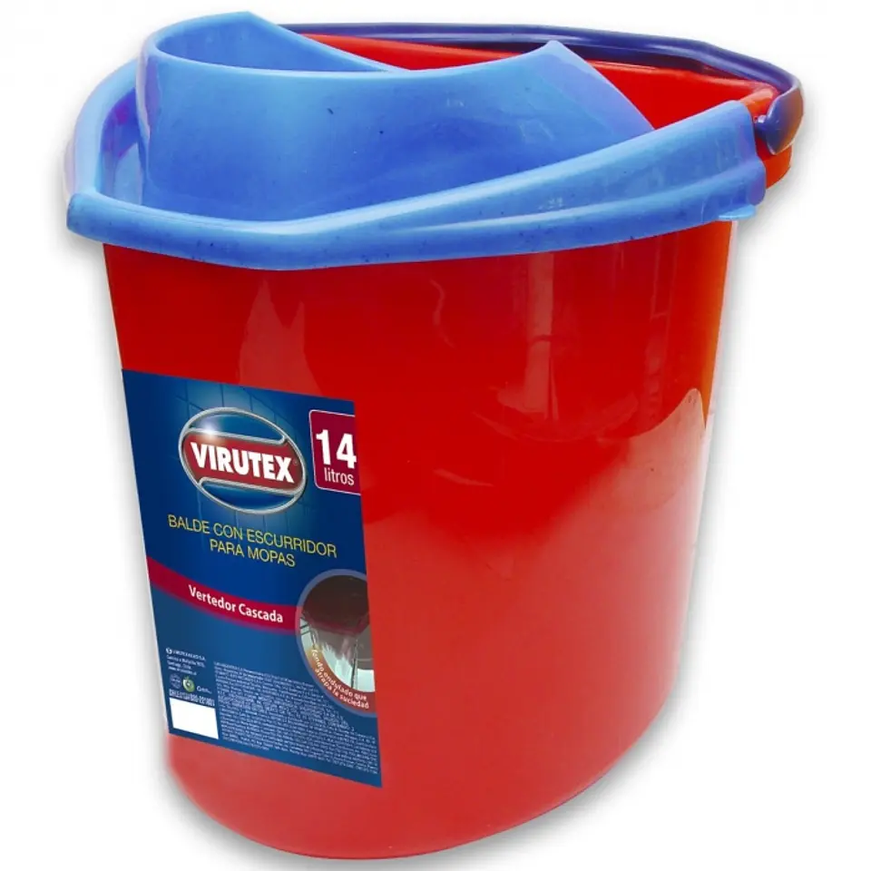 Balde estrujador clásico 14 LT -VIRUTEX 1