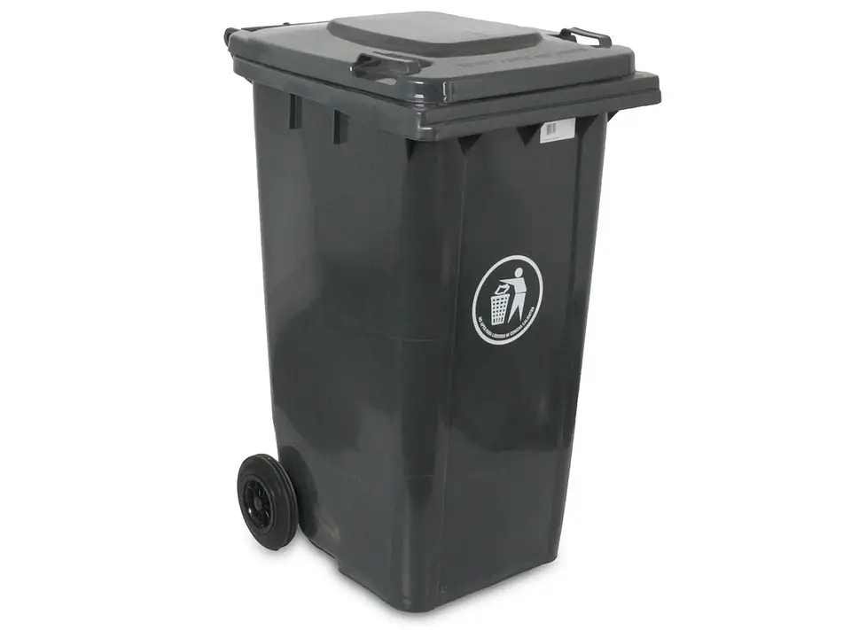 Contenedor de basura con tapa 240 lt c/2 ruedas -GENÉRICO 1