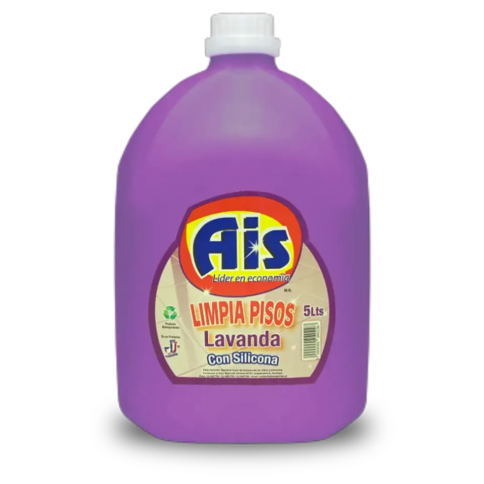 Limpiapiso Ais Lavanda con silicona 5 L 1
